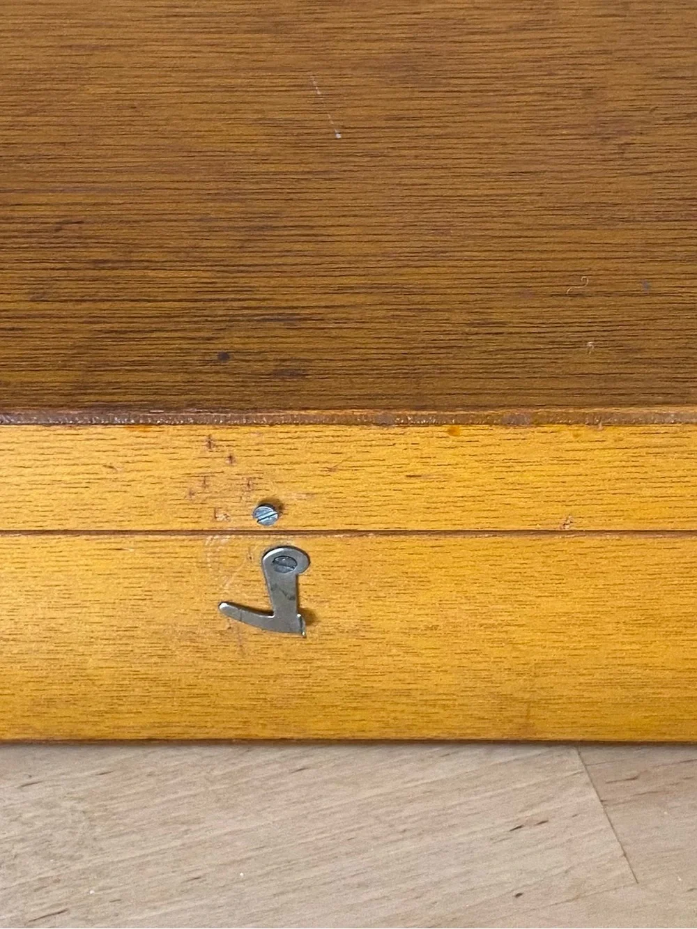 Vintage LEFCO Student Microscope with Original Wooden Case